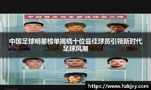 中国足球明星榜单揭晓十位最佳球员引领新时代足球风潮